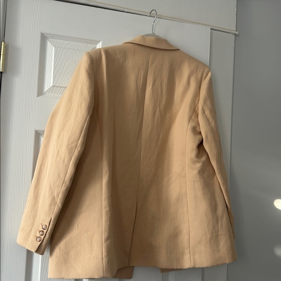 Sezane-Linen, double-breasted suit jacket-Size 42-XL - Picture 3 of 9